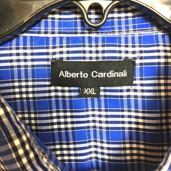 Alberto Cardinali LS Button Down Shirt XXL EUC - Picture 4 of 6